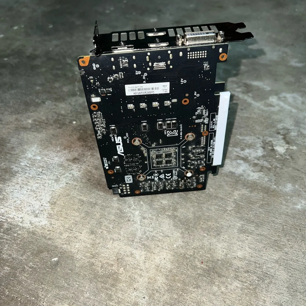 ASUS Black and White Graphics Card for High Performance Gaming